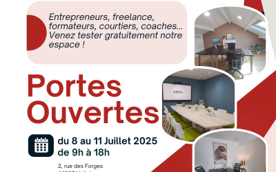 Portes Ouvertes du Réflex Coworking du 8 au 11 juillet 2025 !
